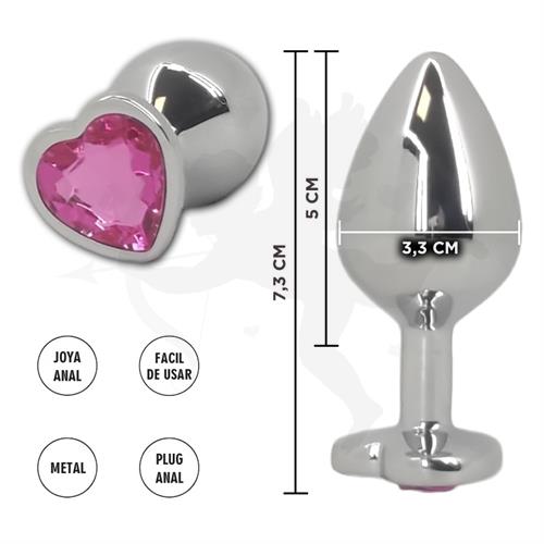 Gemini Rosa M : Joya Anal Metalica